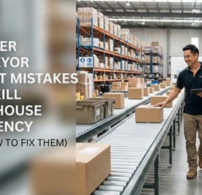 Roller Conveyor Layout Mistakes That Kill Warehouse Efficiency (and How to Fix Them)