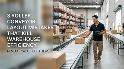 Roller Conveyor Layout Mistakes That Kill Warehouse Efficiency (and How to Fix Them)