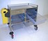 Hospital Basket Trolley | Two Section Stainless Steel Trolley