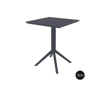 Siesta Spain - Sky Folding Table 60/Air chair 2 Seat Package - Anthracite