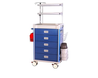 Select Patient Care - Anaesthetic Cart | 5 Drawer - Package 4
