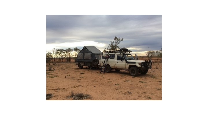 Craig and Lesley Short's airbag-equipped veteran Toyota Troop Carrier with 500,000km on the clock