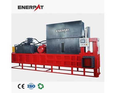 Enerpat - Wood Shaving Baler with Big Volume Feeding Hopper