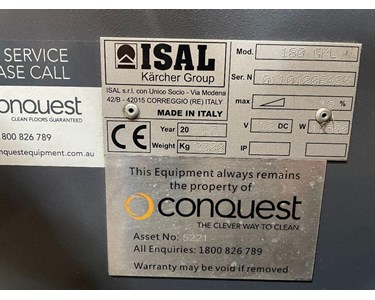 Conquest - Refurbished Conquest HD180-LPG Industrial Ride-On Sweeper