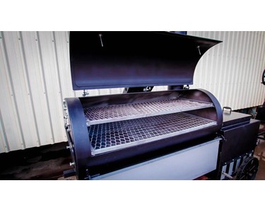 Iron Fire - 30" Offset BBQ Smoker and Fire Box Grill