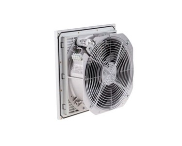 RS PRO - 230vac 280mm hinged louvered fan kit IP5
