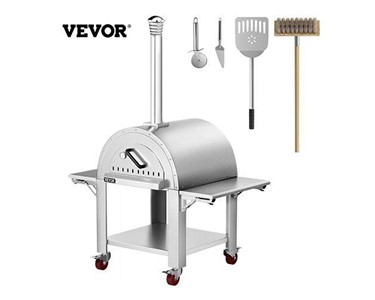 Vevor - Wood Fired Pizza Oven | Movable Stainless Steel 32" | DHPSL-001