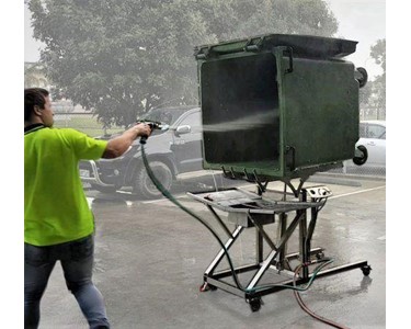 Simpro - Mobile Wheelie Bin Washer | BinBlaster
