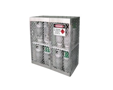 Aluminium Gas Bottle Storage Cages