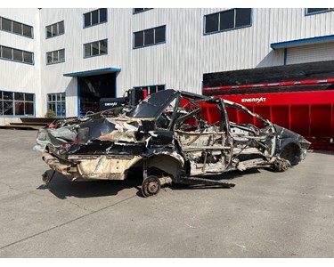 Enerpat - AMB-SCE5000 Mobile Car Baler | Diesel ELV Scrap Baler