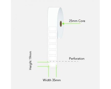 Direct Thermal Permanent Label | | LA3519TP1AC25MM