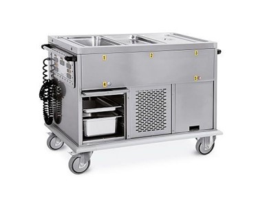 Distribute and Serve Hot & Cold Meals Trolley