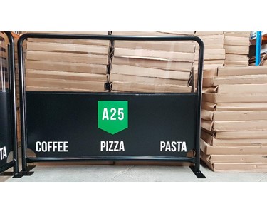 Indoor Outdoor Imports - Cafe Wind Barrier Round Tube