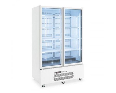 Quartz Star - Two Glass Door Upright Refrigerator HQS2GDCB