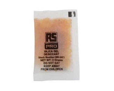 RS PRO - Indicating Silica Gel, 2g 50x20mm