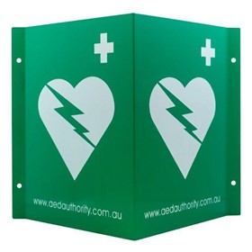 AED Wall Sign 3D