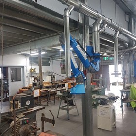Men’s Shed installs Ezi-Arm and eCONO 4000 to deal with dust collection