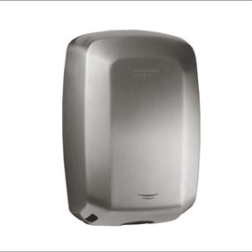 Hand Dryer | Machflow hand dryer, high speed. Satin stainless steel.