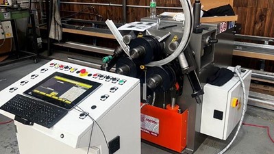 COMAC universal profile bending machine provides the architectural edge for Thermeco