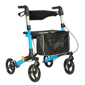 Folding Euro Compact Lightweight Rollator Walker 110kg
