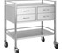 Torstar - Stainless Steel Double Trolley Four Drawer (Two Over Two)