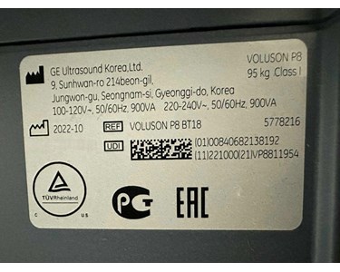 GE - Voluson P8 Ultrasound EX4822