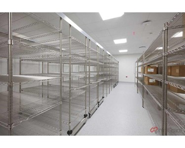 IntraSpace - IntraMed Overhead Track Wire Shelving