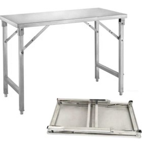Commercial Stainless Steel Bench Folding Prep Table | 1800 x 600mm