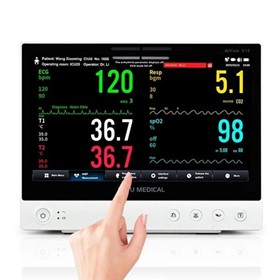 AiView V10 Patient Monitor 5 Lead ECG