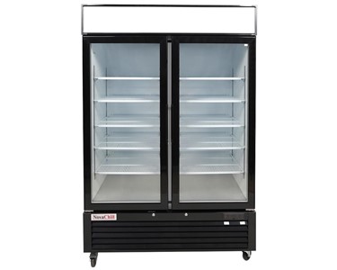 NovaChill - SM1300GZ - Double Glass Door Bottom Mount Display Freezer