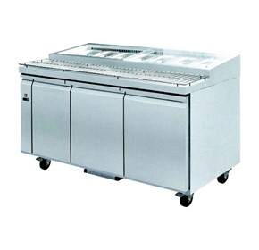 Three door DELUXE Pizza Prep Bench PWB150 