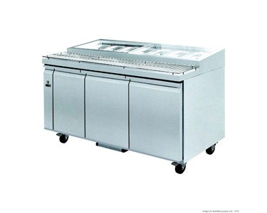 Thermaster - Three door DELUXE Pizza Prep Bench PWB150 