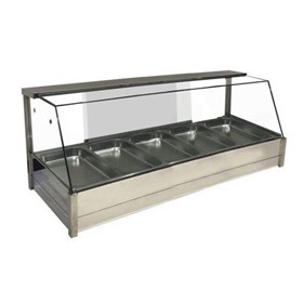 Angled Countertop Heated Bain Marie | BM17TD 