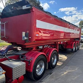 Used End Tipper Trailer | 2008 BARRY STOODLEY Tri Axle 