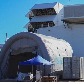 Portable Blasting Shelter for Siemens Australia