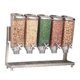 5 Container Stainless Steel EZ-PRO™ Food Dispenser