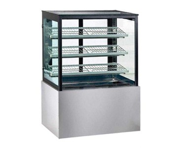 Bonvue - H-SL830V Premium Heated Square Stainless Steel Food Display