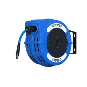 Air Hose Reel | Retracta C1 Hose Reel (Blue) - Air/Water 3/8" x 15m Hose