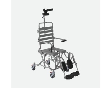 Tilt & Recline Commode - Attendant Propelled - 460mm Wide