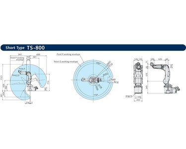 Panasonic - TS Series six axis robot manipulator arm 