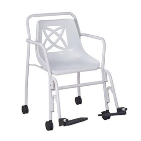 Fixed Height Mobile Shower Chair With Wheels