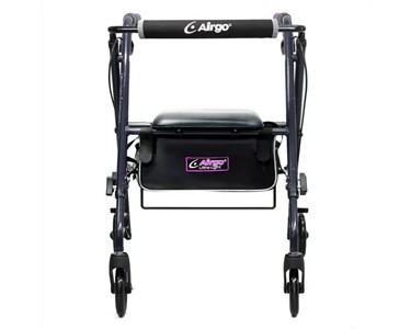 Ultra Light Mobility Rollator Wheelie Walker 113 kg | Eggplant Airgo 