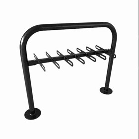 Powder Coated Scooter Rack | Double Sided | 12 Bay Parking