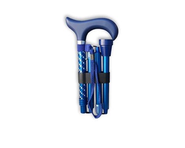 Redgum - Walking Stick Cane | Sparkle Finish Folding | Sparkle Blue Rgws309