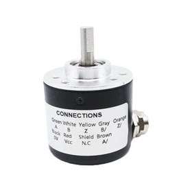 5000 PPR Solid Shaft Incremental Optical Rotary Encoder
