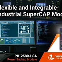 Neousys Technology Announces Their Latest Intelligent Supercapacitor-based Power Backup Module, PB-2580J-SA