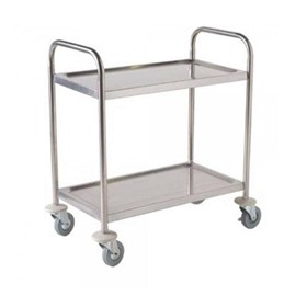 Stainless Steel Trolley Cart 2 Tier - Medium | F997
