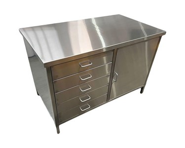 Tente - Stainless Steel Storage Bedside Cabinets | Custom Made to Suit