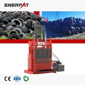 Industrial Scrap Tyre Baler Machine | Up to 1–1.2 T/H