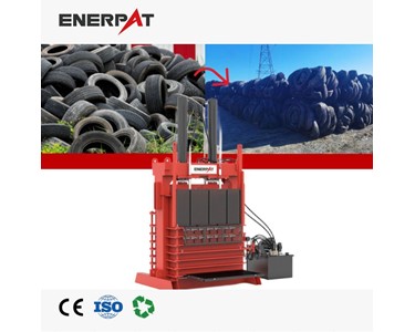 Enerpat - Industrial Scrap Tyre Baler Machine | Up to 1–1.2 T/H